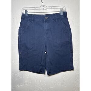 Carhartt blue ripstop convertible shorts womens 2 workwear utility chore outdoor
